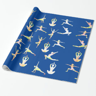 Yoga Gift Wrapping Paper
