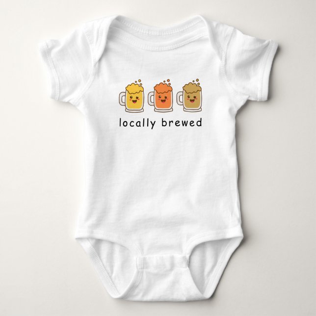 Yoga Giraffe Cute Animal Newborn Baby Bodysuit (Front)