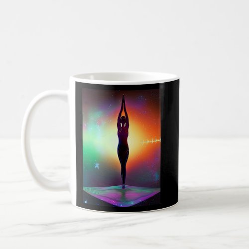Yoga Girl Female Sun Salutation Meditation Chakra  Coffee Mug