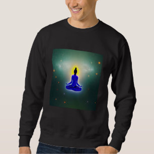 Yoga Girl Female Sun Salutation Meditation Chakra Sweatshirt