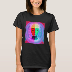 Yoga Girl Female Sun Salutation Meditation Chakra T-Shirt