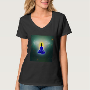 Yoga Girl Female Sun Salutation Meditation Chakra T-Shirt