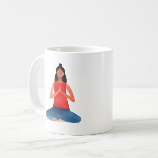 Yoga girl Meditation Namaste 