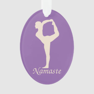 Yoga girl ornament