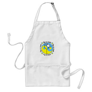 Yoga Girl Power Logo Adult Apron