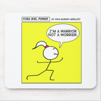 Yoga Girl Power Mouse Pad