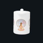 yoga girl teapot<br><div class="desc">yoga girl teapot</div>