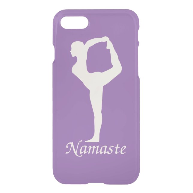 Yoga girl uncommon iPhone case (Back)