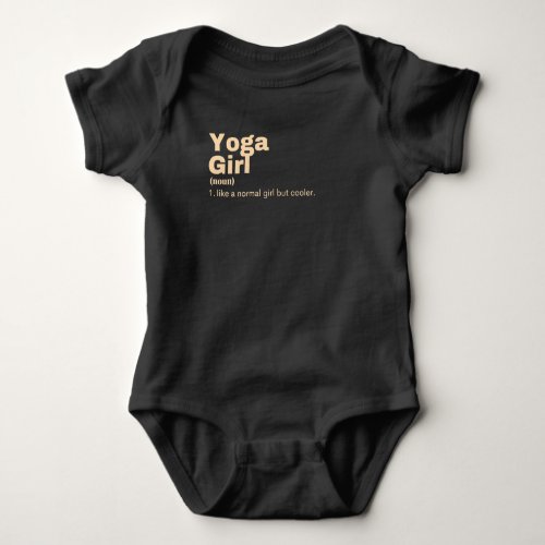 Yoga Girl _ Yoga Baby Bodysuit