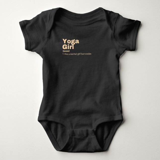 Yoga Girl - Yoga Baby Bodysuit (Front)