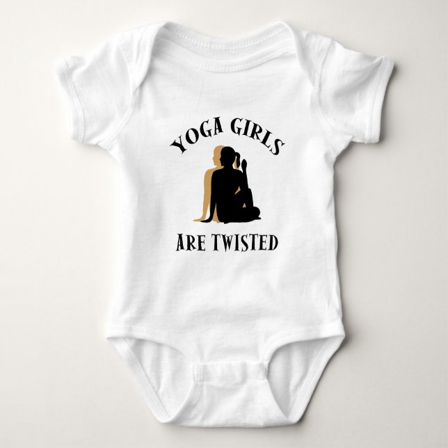 Yoga Girls Are Twisted T-Shirt (Front)