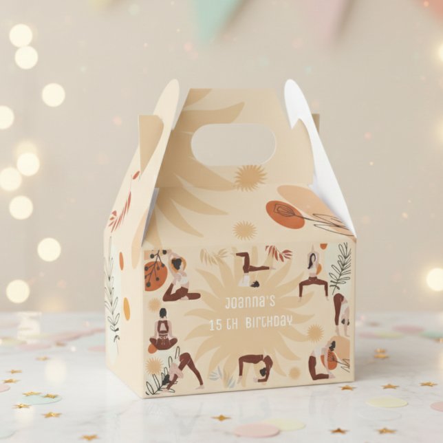 Yoga girls birthday  favor boxes (Creator Uploaded)