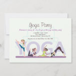 Yoga Girls Invitation at Zazzle