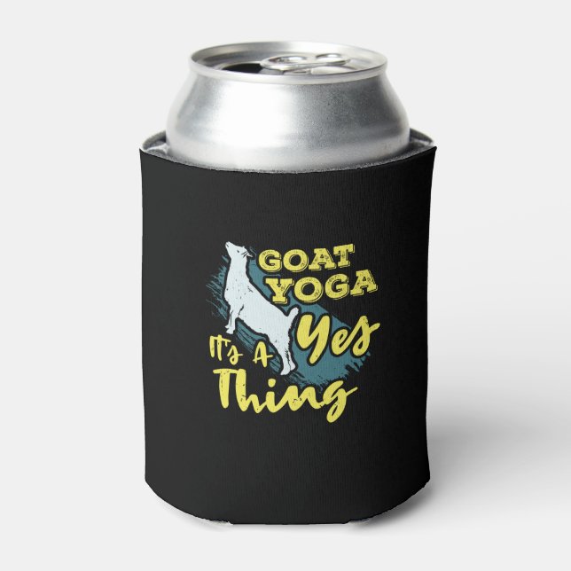 Yoga Goat Goatyoga Can Cooler (Can Front)