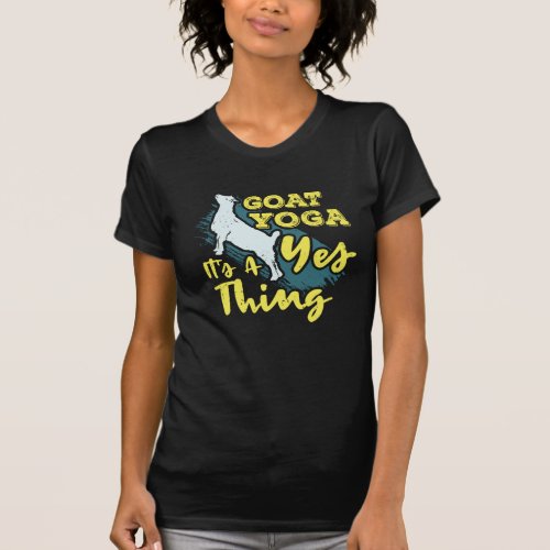 Yoga Goat Goatyoga T_Shirt