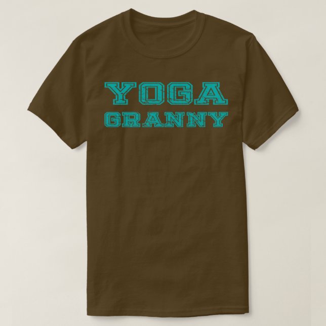 Yoga Granny T-Shirt (Design Front)