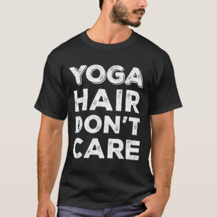 Yoga Hair Don't Care Funny Muscle Tank Fitness Gym