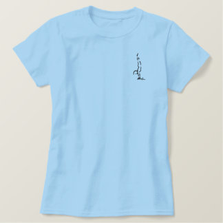 Yoga Handstand by Karl Erb, embroidered Shirt