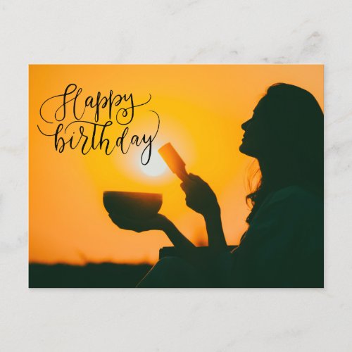 Yoga Happy Birthday Card