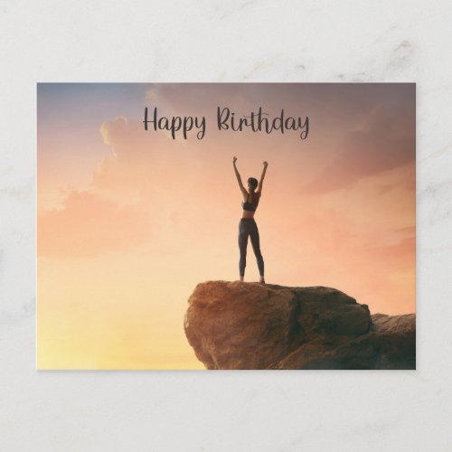 Yoga Happy Birthday Card