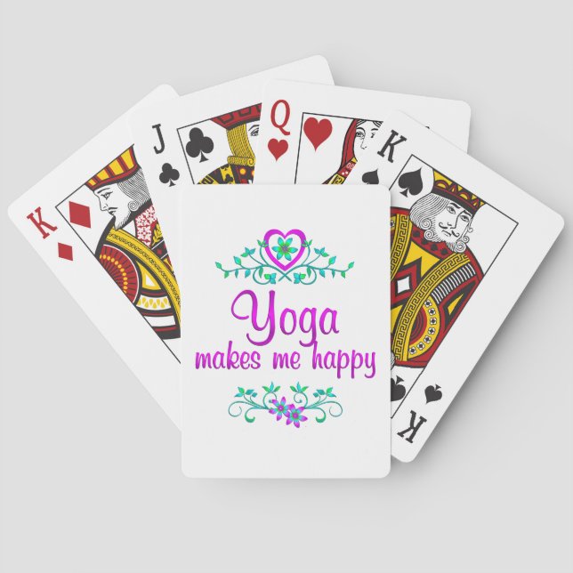 Yoga Happy Poker Cards (Back)