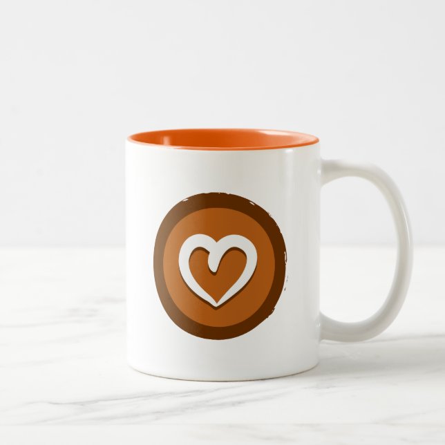 Yoga 'Heart' Mug (Right)