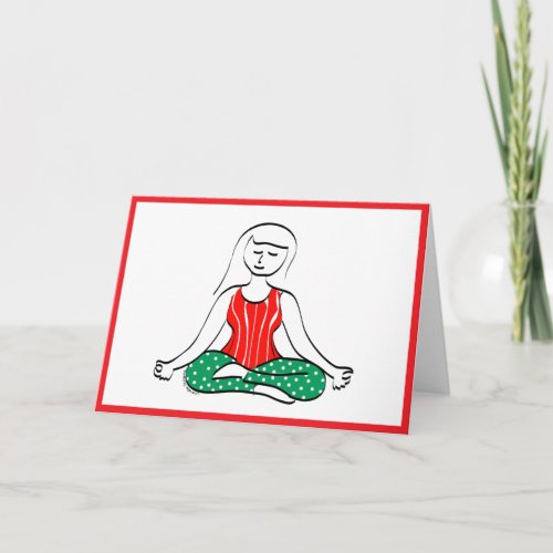 Yoga Holiday Card