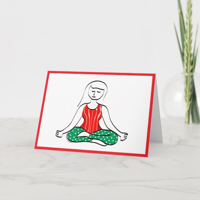Yoga Holiday Card (Front)