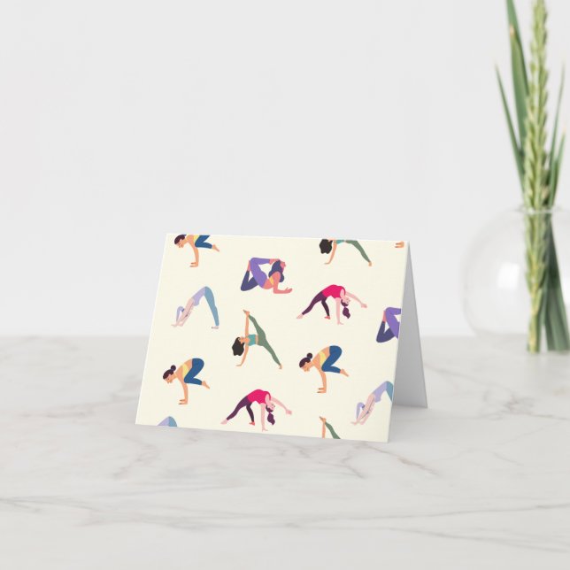 Yoga   holiday card (Front)