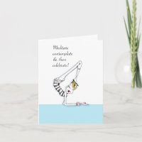 Funny Yoga Card, Yoga Pose Card, Funny Woman Birthday , Yoga Pose Art,  Coping Card, Friendship Card, Women Humor, Yoga Pose, Yoga Humor 