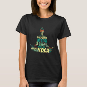 Yoga Inner Peace Asanas Om Meditation Harmony Sere T-Shirt