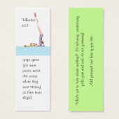 Yoga Inner Peace bookmark (Front & Back)