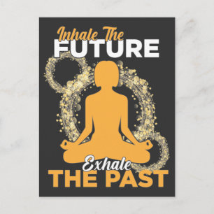 Yoga Inspiration Positive quote Namaste spiritual Postcard
