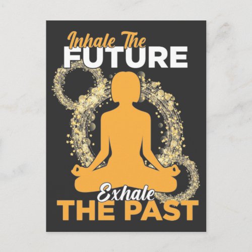 Yoga Inspiration Positive quote Namaste spiritual Postcard