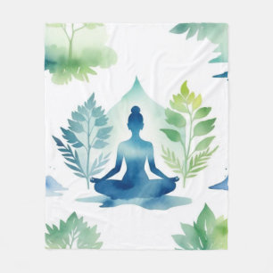Yoga-Inspired Blanket for Women's Wellness