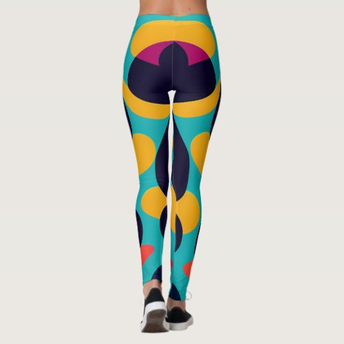 yoga inspired pattern leggings