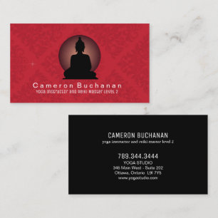 Yoga Instructor and Reiki Master Business Cards