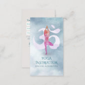 YOGA Instructor Appointment Meditation Pose Om (Front/Back)