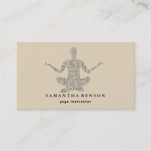 Yoga Instructor Business Card