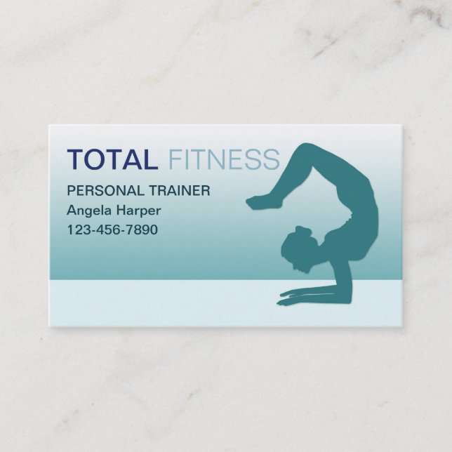 Yoga Instructor Business Card (Front)