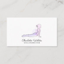Yoga Instructor Business Card