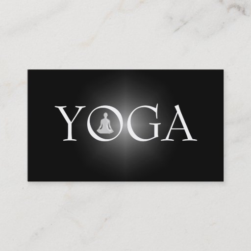 Customizable YOGA Instructor Business Card