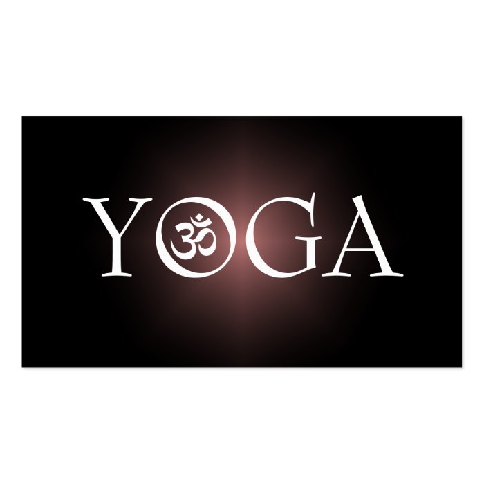YOGA Instructor Business Card
