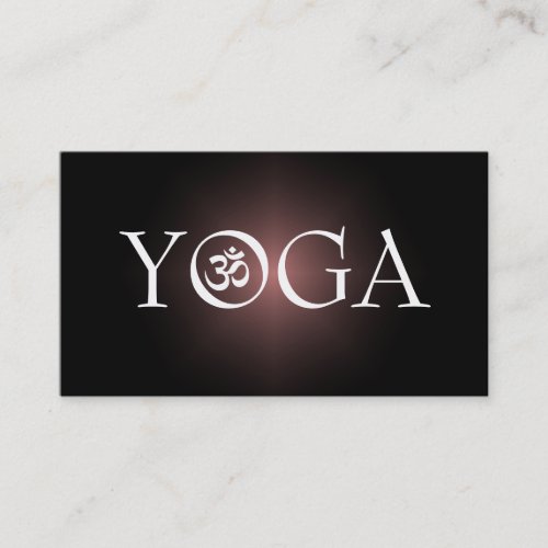 YOGA Instructor Business Card