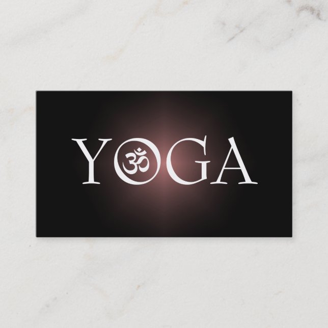 YOGA Instructor Business Card (Front)