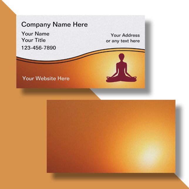 Yoga Instructor Business Card (Creator Uploaded)