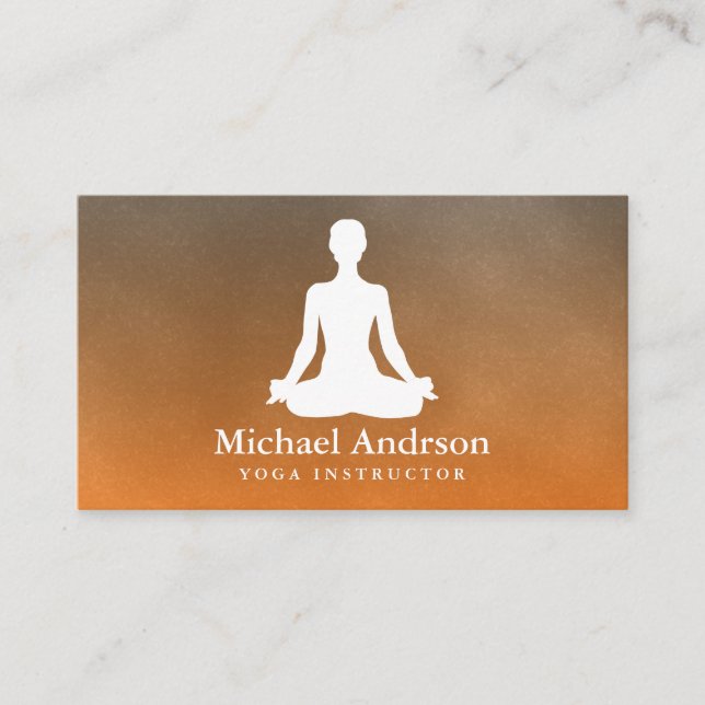 Yoga Instructor Business Card (Front)