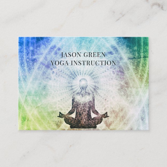 Yoga Instructor Business Card (Front)
