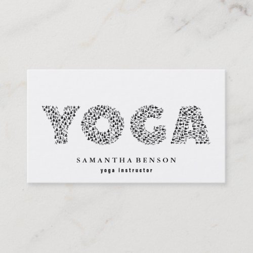 Yoga Instructor Business Card