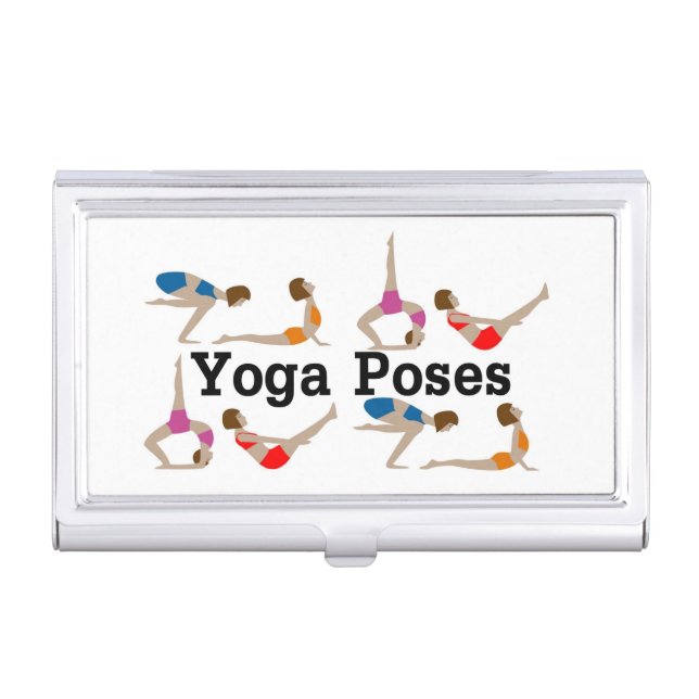 Yoga Instructor Business Card Holder (Front)